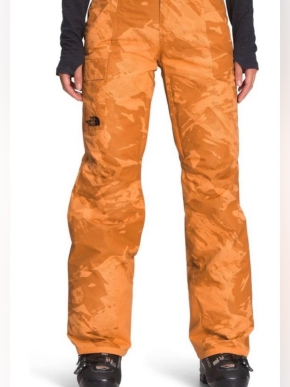 The North Face Freedom Snow Pants Womens Orange Insulated
